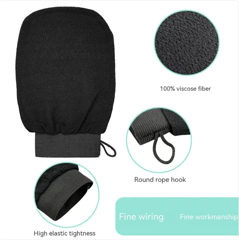 Viscose Fiber Exfoliating Bath Gloves